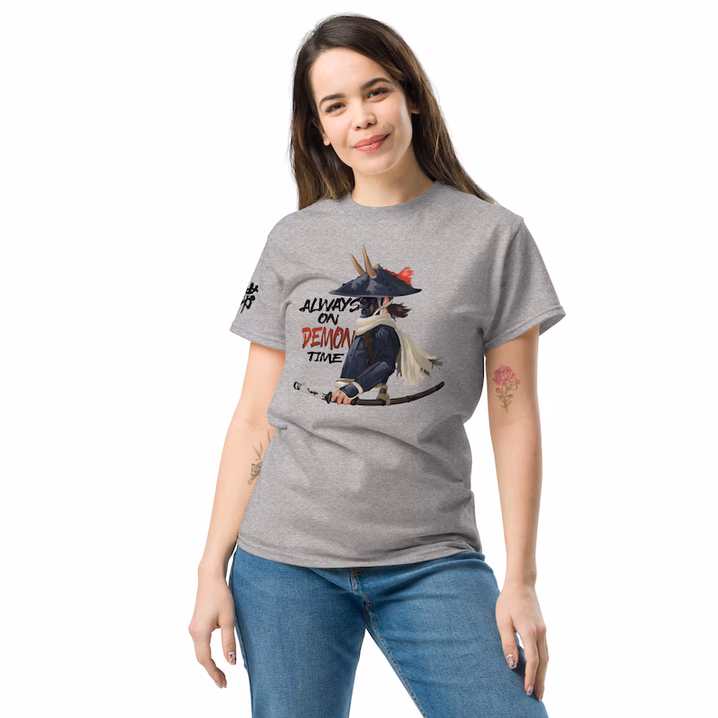 Demon Time T-shirt (Disruptive Grey) thumbnail 3